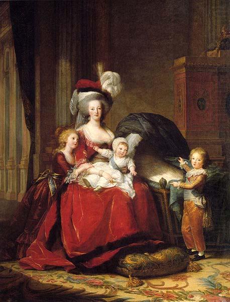 elisabeth vigee-lebrun Marie Antoinette and her Children china oil painting image